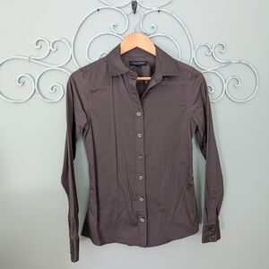 Dark Gray Button-Up Shirt
